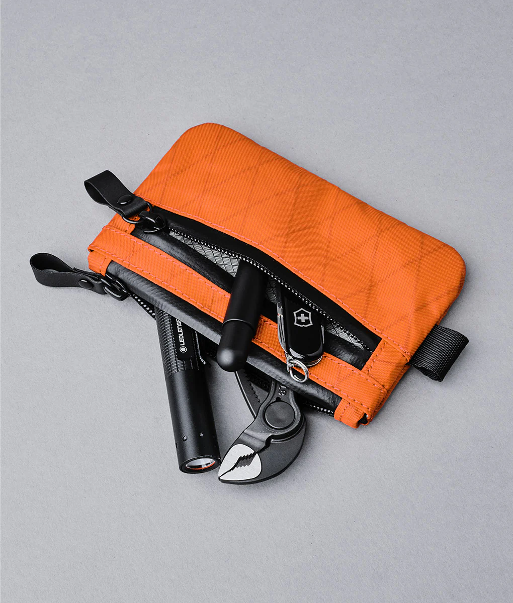 Zip Pouch - Hot Orange - Image 3
